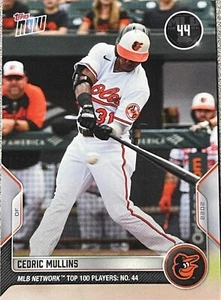 2022 Topps Now MLB Network Top 100 Cedric Mullins #T-44 Free Shipping Always! - Picture 1 of 2