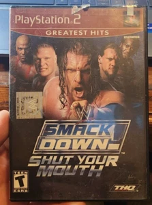 Light Scratching On WWE SmackDown Shut Your Mouth (Sony PlayStation 2, 2002) - Picture 1 of 4