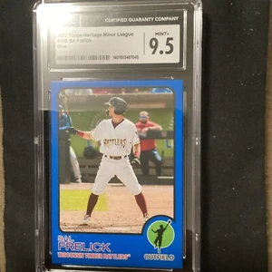 2022 Topps Heritage Minors Sal Frelick #168 Blue /99 CGC 9.5                G - Picture 1 of 2