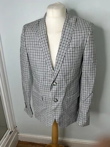 Zara Men’s Check Trouser Suit, Trousers EU 40, UK W34 L31” Jacket EU50, UK40” - Picture 1 of 12