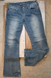 Kali Denim Medium Wash Boot Cut Lightly Distressed Jeans Size 9 - Picture 1 of 6