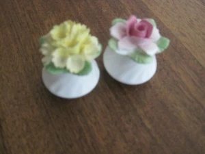 Small Retro Pretty Floral Cruet Set by Royal Adderley - Picture 1 of 7