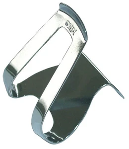 MKS Half Clip Mini steel toe clips, chrome - pair - Picture 1 of 1
