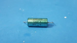 2 Stück - Tantalkondensator, 150D337X9006S2, SPRAGUE, 330UF, 6V, AXIAL, Cut & Formed - Bild 1 von 3