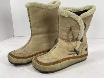 Botas altas Merrell Spirit Tibet para mujer talla 8,5 gamuza tostada Polartec Thinsulate Foto 1 de 4