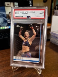 2019 Topps Chrome UFC - Maycee Barber #56 (RC) - Picture 1 of 2