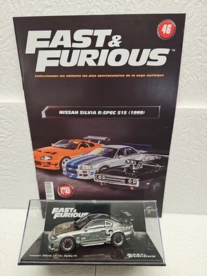 NISSAN SILVIA SPEC.R S15 1999 1/43 FAST AND FURIOUS N°46 Nismo Altaya  - Photo 1/4
