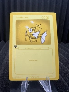 Dafish (Magikarp) 19/25 - 1ª Edición Pokederp Primera Impresión Fan Art - Pokemon - Imagen 1 de 2