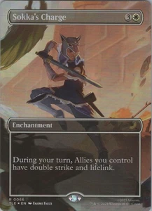 MTG (FOIL) Sokka's Charge (Borderless) R Avatar: The Last Airbender: Eternal-Leg - Picture 1 of 2