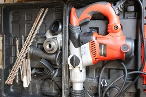 Schwerer Bohrhammer Einhell RT-RH 32 mit diverse Bohrer im Koffer - Bild 1 von 5