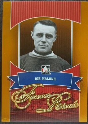 2012 - 2013 ITG Joe Malone Forever Rivals Gold /30 #02 Hockey Card - Image 1 of 2