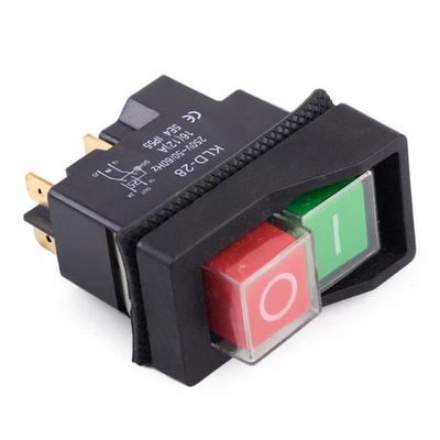 250V IP55 KLD28 Ein aus schalter für Garten Häcksler Motorschalter CITA - Bild 1 von 4