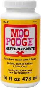 Plaid Mod Podge Pegamento Mate a Base de Agua, Sellador y Acabado 473ml ETIQUETA DAÑADA - Imagen 1 de 9