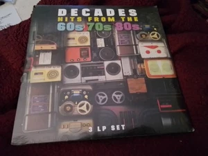 Decades- Hits From The 60s, 70s & 80s - 3x12" LP- 02022-VB French Imp-2016 New - Picture 1 of 8