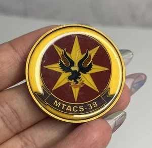 USMC MTACS-38 Marine Tactical Air Command Challenge Coin - Picture 1 of 2