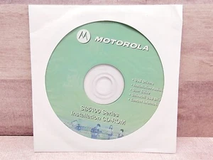 Logiciel modem câble Motorola série CD-ROM SB5100 NEUF SCELLÉ EN USINE - Photo 1/2