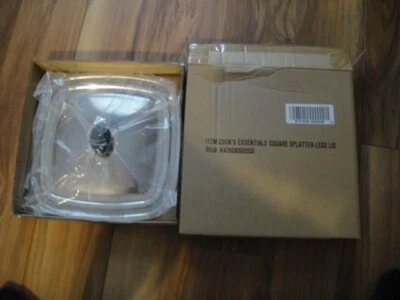 NIB Cook's Essentials Square Splatter-Less Lid - Image 1 of 4