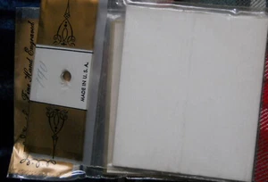 Vintage Mercury Place Cards-bordo oro (NOTA*stessa carta*imballaggio 1O PER confezione) - Foto 1 di 2