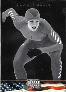 BONNIE BLAIR  - 2012 Panini Americana Heroes & Legends #64 - Speed Skating USA