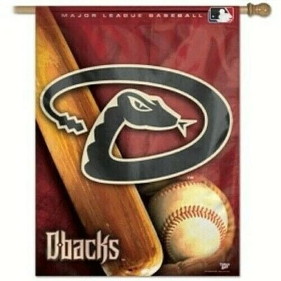 Arizona Diamondbacks MLB  Vertical Banner 27" x 37" - Image 1 of 3