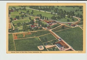 POSTCARD AERIAL VIEW OF IDLE HOUR FARM LEXINGTON KENTUCKY - Picture 1 of 2