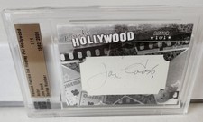 Joe Cook Famous Fabrics Ink Hooray For Hollywood Autograph Cut 1/1