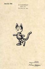 Official Felix The Cat US Patent Art Print - Vintage Antique Schoenhut Toy 423