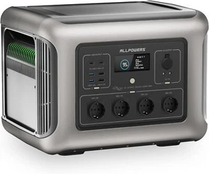 ALLPOWERS R2500 Power Station 2016Wh, 2500W AC, Ricarica Rapida per Campeggio Casa - Foto 1 di 8