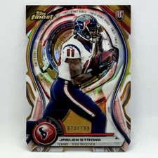 2015 Topps Finest Atomic Die-Cut Gold Refractor Jaelen Strong RC #ARDC-JS /199