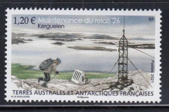 FRENCH SOUTHERN & ANTARCTIC TERRITORIES Maintenance of Relais 26 MNH stamp - Image 1 of 1