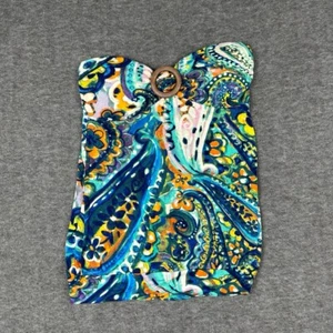 rue21 Top donna M Y2K multicolore paisley senza spalline fascia senza maniche - Foto 1 di 10