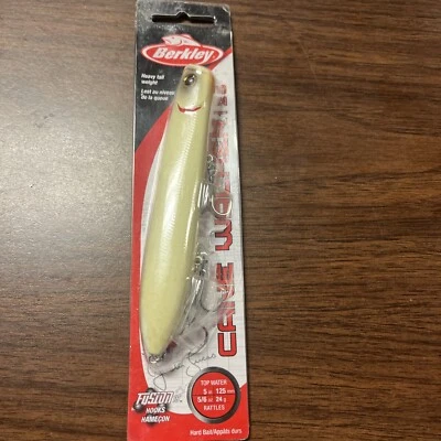Berkley 1487191 Berkley,Cane Walker 硬饵,5 英寸长,5/6 盎司,Topwater D... — 第 1/2 张图片