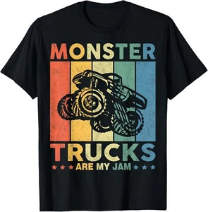 Monster Truck Car for Birthday Boy, Toddlers, Youth & Adults T-Shirt Hoodie - Picture 1 of 16