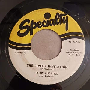 Percy Mayfield - The River's Invitation/I Dare You, Baby - 1953 - Specialty 451 - Imagen 1 de 7