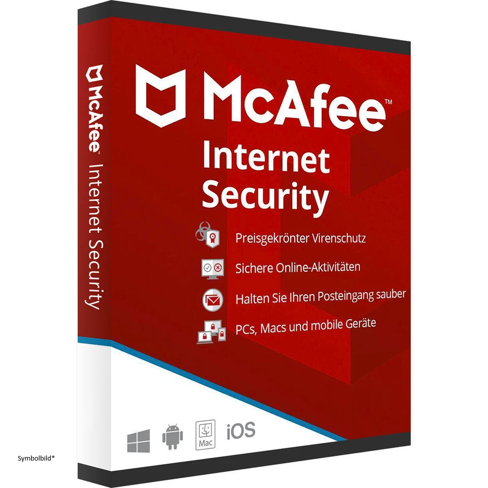 McAfee Internet Security 2024 3-Gerät / 2-Jahr Windows/Mac/Android/iOS / KEY - Bild 1 von 1