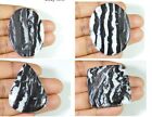 4 Pcs Natural Zebra Jasper Mix Shape Cabochon Loose Gemstone 264Cts. Lot t881