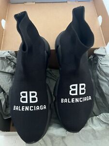 Balenciaga logo sock trainers 39 UK6