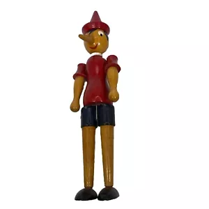 Antica RARA MaGi 1923? Pinocchio in legno 12 pollici Made in Italy - Foto 1 di 17