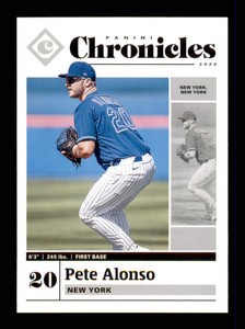  2020 Panini Chronicles #5 Pete Alonso New York Mets