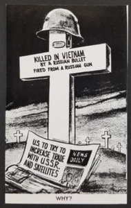 Cartolina militare uccisa in Vietnam dalla guerra proiettile russa - Foto 1 di 2