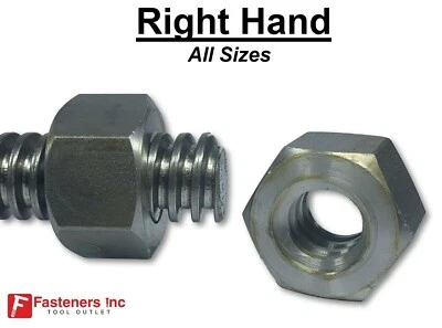 FASTENERS INC. Acme Heavy Hex Nut Right Hand 2G for Acme Threaded Rod RH All Sizes