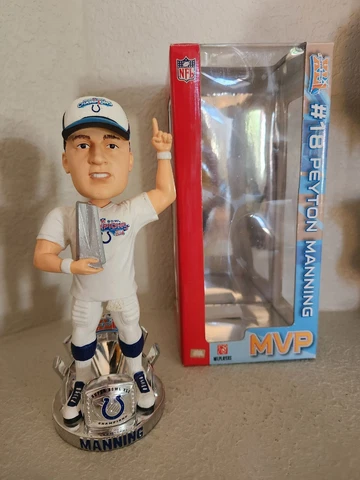 Peyton Manning Colts Superbowl XLI MVP Bobblehead Cover