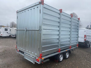 Baustellencontainer Leichtbauwagen mobile Werkstatt Box-Mobil 4 m Ausführung