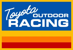 TOYOTA Racing Sticker Fits Retro Tacoma 4Runner Land Cruiser FJ Rav4 (x 2) - Picture 1 of 2