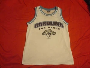 BSA UNC North Carolina Tar Heels White & Blue Mesh Jersey Large  Made in USA - Picture 1 of 6