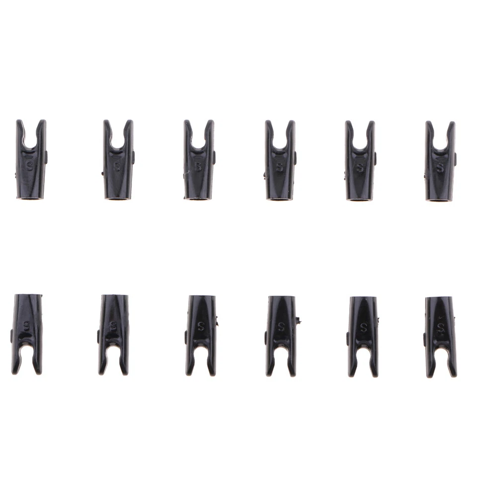 MARKENLOS 12 x arrow noc, Nocken Carbon Pfeil, Compoundbogen