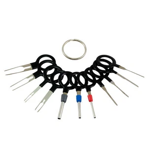 11tlg. Entriegelungswerkzeug Set KFZ Stecker Auspinwerkzeug ISO Pin Lösewerkzeug - Bild 1 von 2