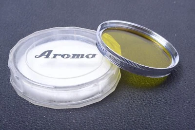 ✅ PALLAS YELLOW 3X 49MM FILTER GENUINE LENS OR CAMERA SCREW IN W/ KEEPER 37-1 - Image 1 of 2