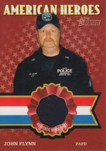 2009 Topps American Heritage Heroes American Heroes Relic #JF John Flynn