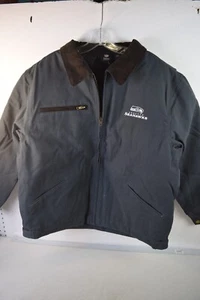 Chaqueta 2XL SEATTLE SEAHAWKS Logo Tejido Conducto Pesado Punto Diamante Interior Azul Marino - Imagen 1 de 7